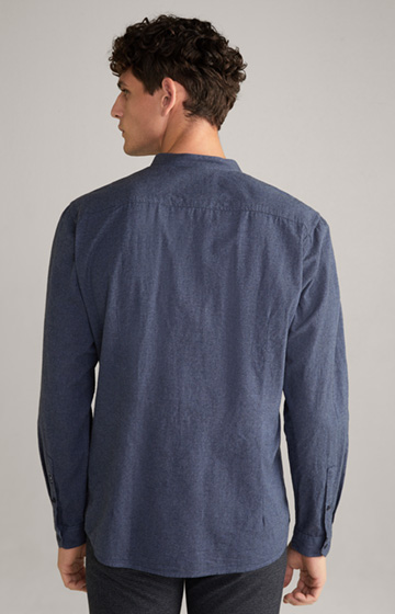 Hedde Cotton Shirt in Dark Blue
