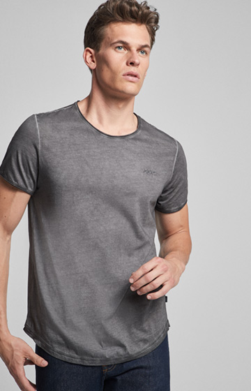 T-Shirt Clark in Anthrazit