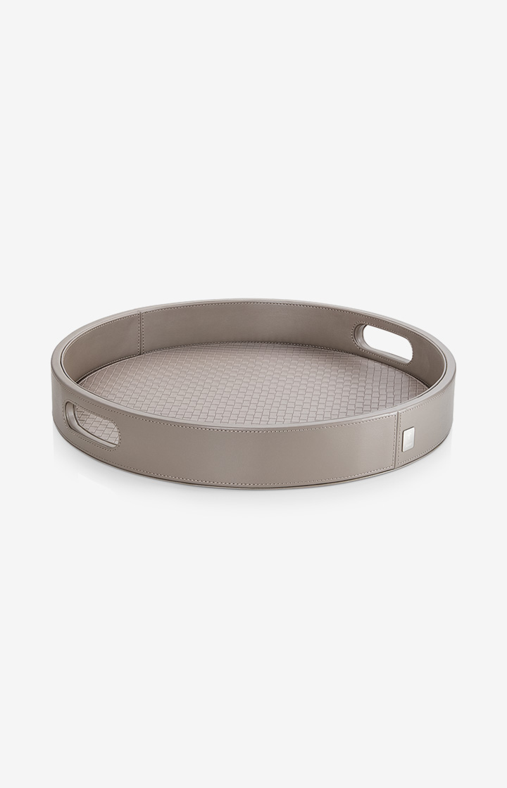 JOOP! Homeline - Small Round Tray in Grey