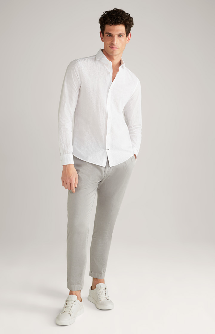 Pai Cotton and Linen Shirt in White