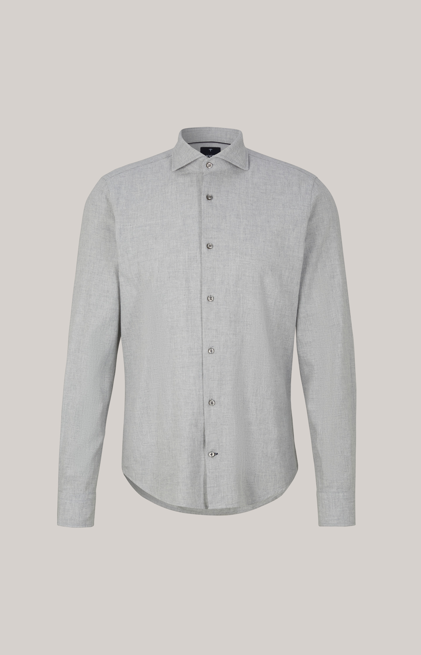 Pai Cotton Shirt in Light Grey Marl - in the JOOP! Online Shop