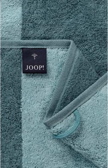 JOOP! TONE DOUBLEFACE bath towel in aqua