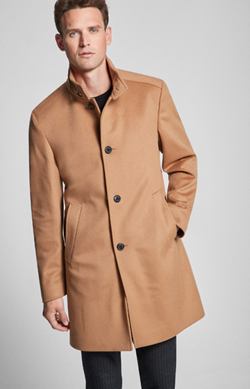 Mantel Maron in Camel