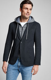 Sakko Hoodney in Navy