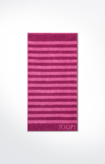 Handtuch Classic Stripes, Cassis