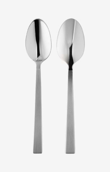 Dining Glamour Espresso Spoons - Set of 6 in Satin Look