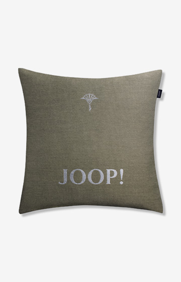 Ozdobna poszewka na poduszkę JOOP! CORNFLOWER DOUBLE w ciemnografitowym kolorze
