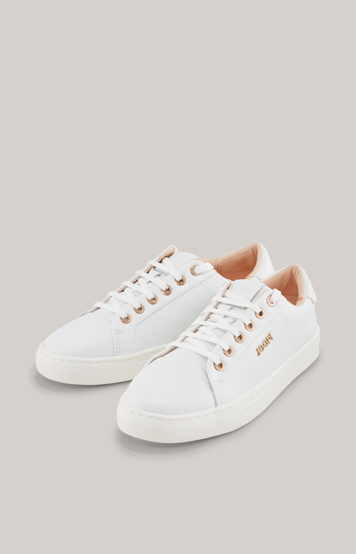 Leder-Sneaker Tinta Coralie in Weiß