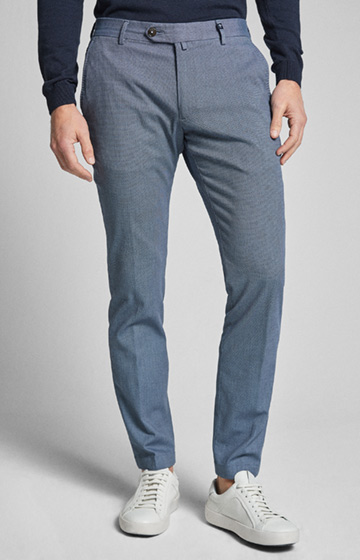 Hose Hanc in Blau gemustert