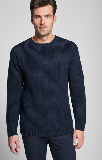 Strickpullover Ned in Navy
