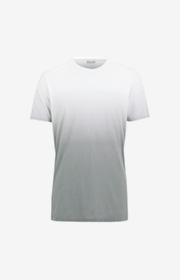 T-Shirt Anouk in Hellgrau/Weiß