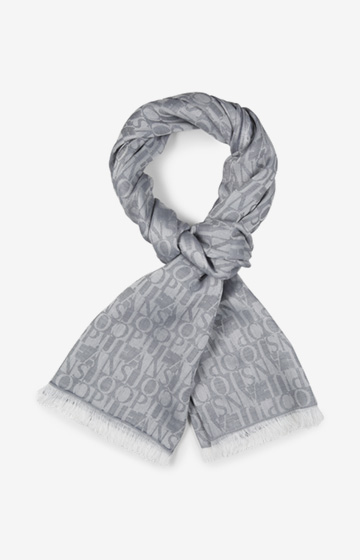 Schal Mace in Hellgrau/Silber