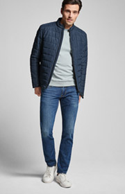 Steppjacke Nylson in Dunkelblau