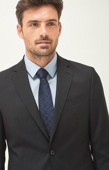 Baukasten-Sakko Finch in Schwarz