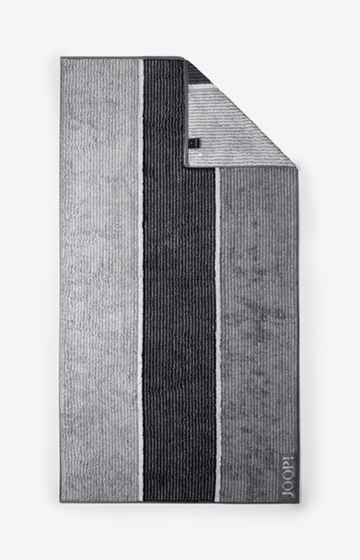 Duschtuch Signature Lines, Schwarz