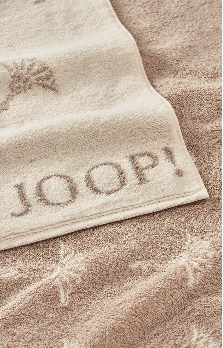 Ręcznik dla gości JOOP! MOVE FADED CORNFLOWER w kolorze piaskowym