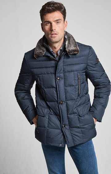 Daunen-Steppjacke Daros in Navy