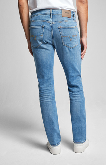 Jeans Roy in Stonewashed-Blau