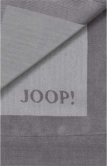Serviette JOOP! Signature - 2er Set in Platin, 50 x 50 cm