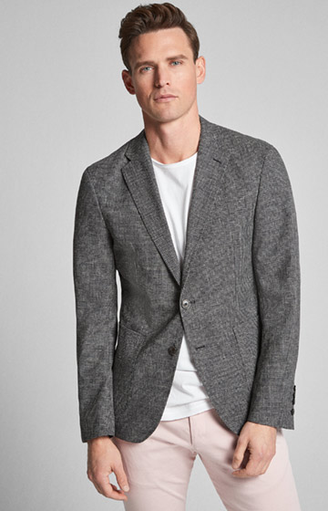 Sakko Hoverest in Grau-Braun gemustert