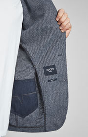 Sakko Hankez in Dunkelblau gemustert