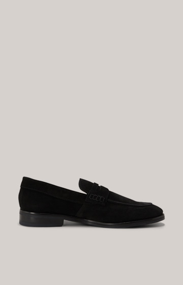 Velluto Kleitos Flex Loafers in Black