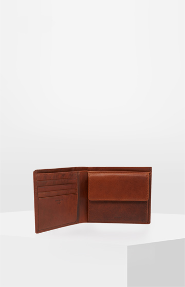 Geldbörse Loreto Ninos in Cognac/Braun