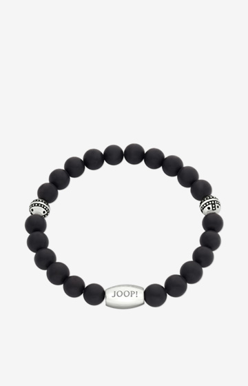 Armband in Schwarz/Silber