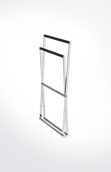 Handtuchständer Chromeline, Silber/Schwarz