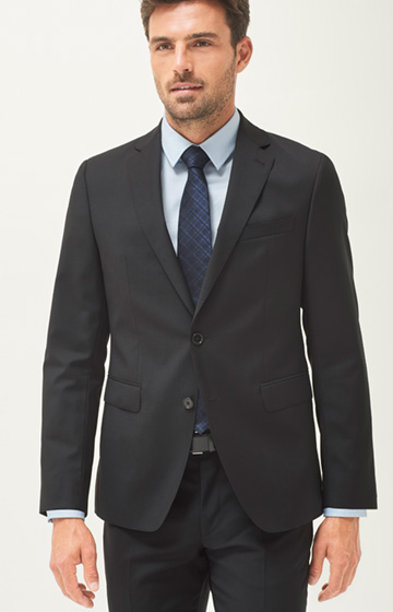 Baukasten-Sakko Finch in Schwarz