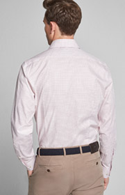 Hemd Mika in Bordeaux/Weiß kariert