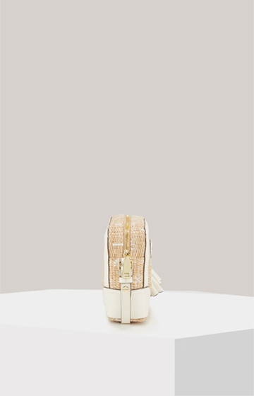 Tessere Cloe Shoulder Bag in Natural/white