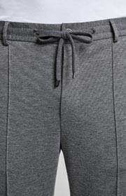 Jersey-Hose Energy in Mittelgrau meliert