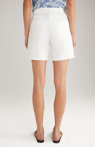 Denim Shorts in White