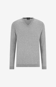 Pullover Leas in Grau meliert