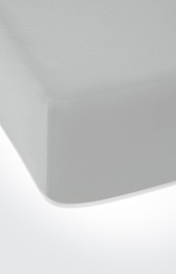 Spannbettlaken, Silber-Grau