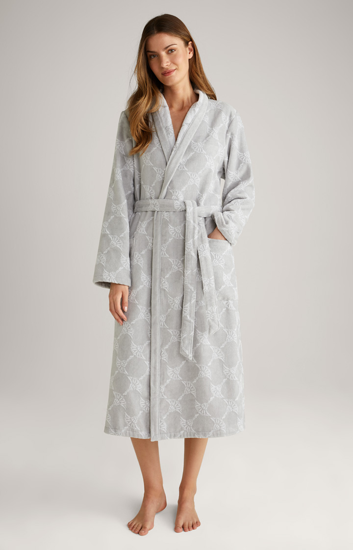 Women’s bathrobe in silver grey