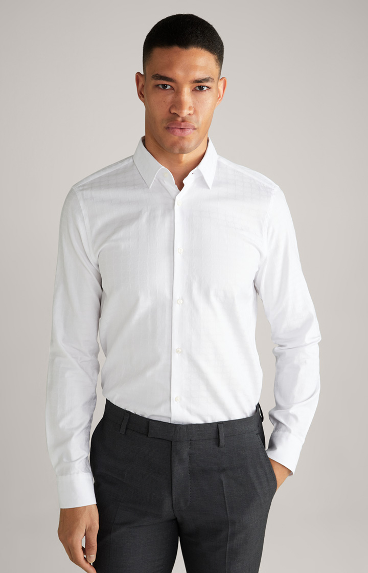 Pit Shirt in a White Pattern