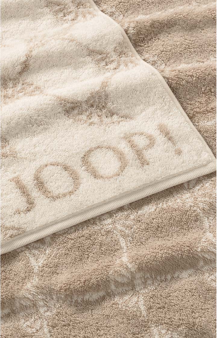 Ręcznik dla gości JOOP! CLASSIC CORNFLOWER w kolorze kremowym