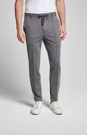 Jersey-Hose Energy in Mittelgrau meliert