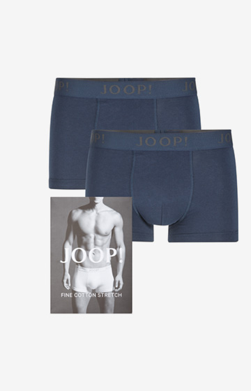 2er-Pack Fine Cotton Stretch Boxer in Dunkelblau