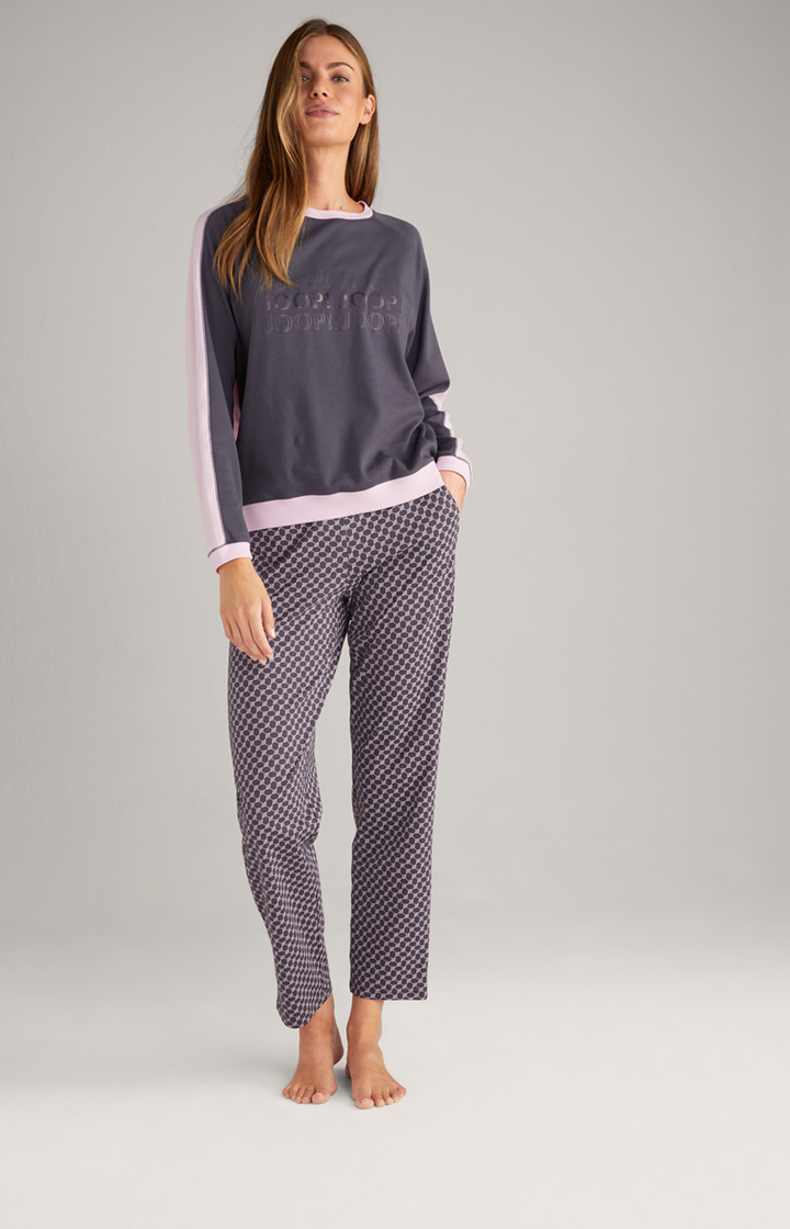 Lounge Trousers in Pink/Anthracite