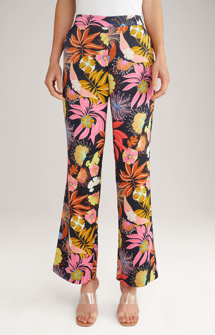 Marlene Trousers in Black/Red/Yellow/Rosa