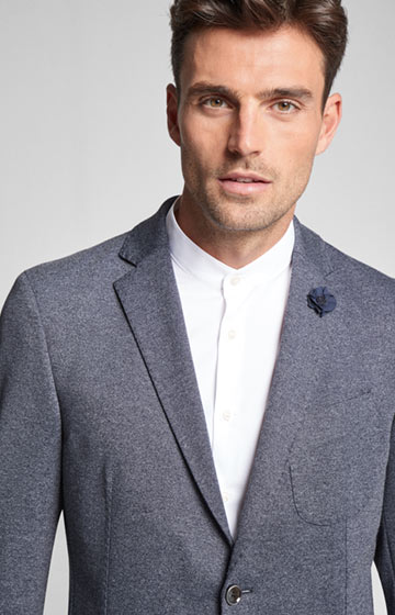 Sakko Heathrow in Blau meliert 