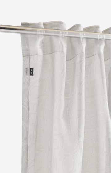 New JOOP! ORNAMENT ALLOVER ready-made drapes in grey