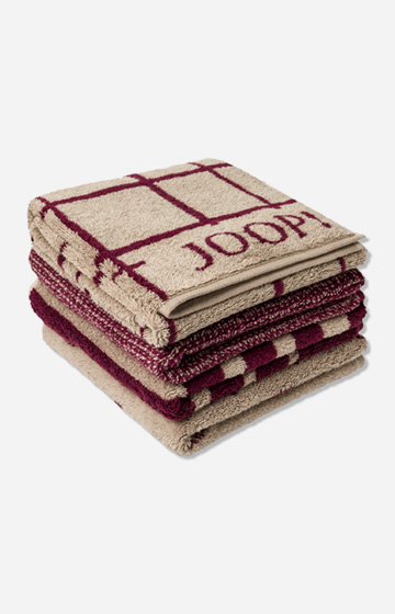 JOOP! FADED CORNFLOWER Hand Towel in Rouge, 50 x 100 cm