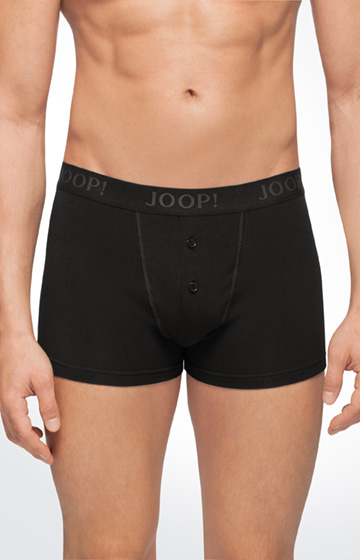 3er-Pack Boxershorts mit Knopfleiste in Schwarz