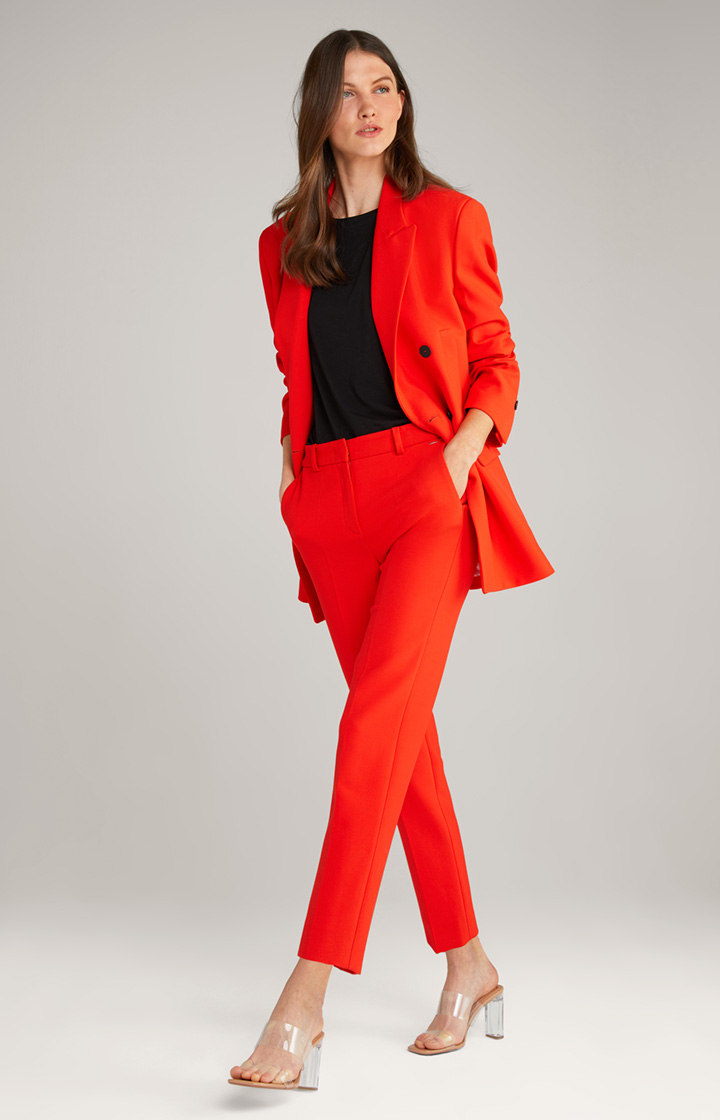 Anzug-Hose in Rot