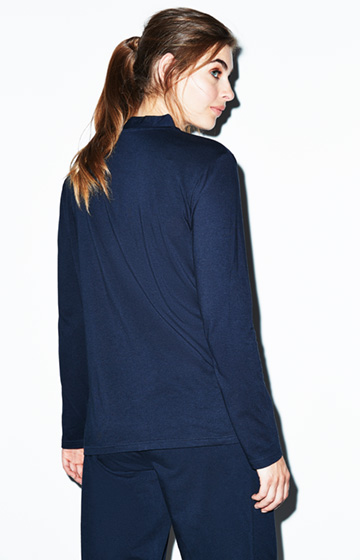Loungewear-Shirt in Dunkelblau