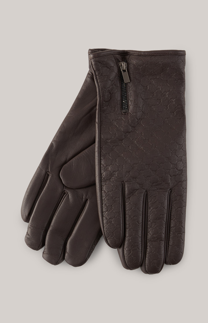 Leather Gloves in Brown